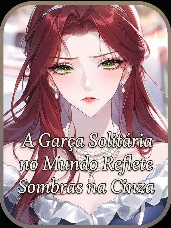 A Garça Solitária no Mundo Reflete Sombras na Cinza