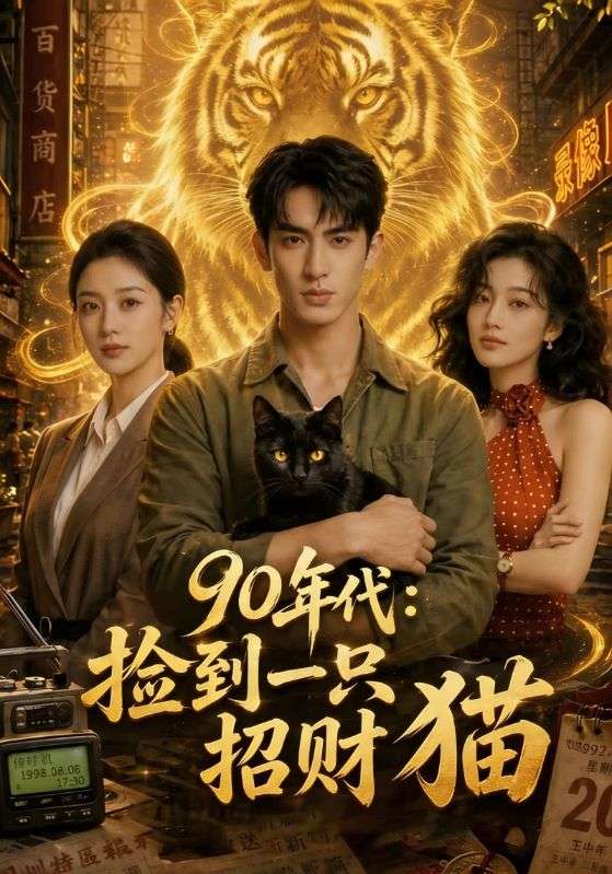 Poster 90年代：捡到一只招财猫