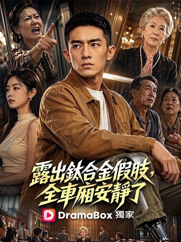 露出鈦合金假肢，全車廂安靜了