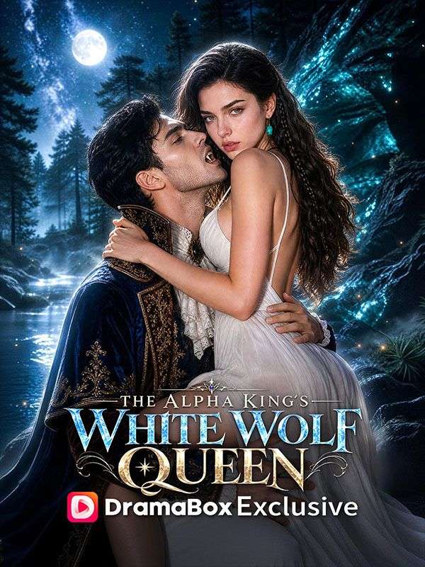 The Alpha King's White Wolf Queen Vertical Poster